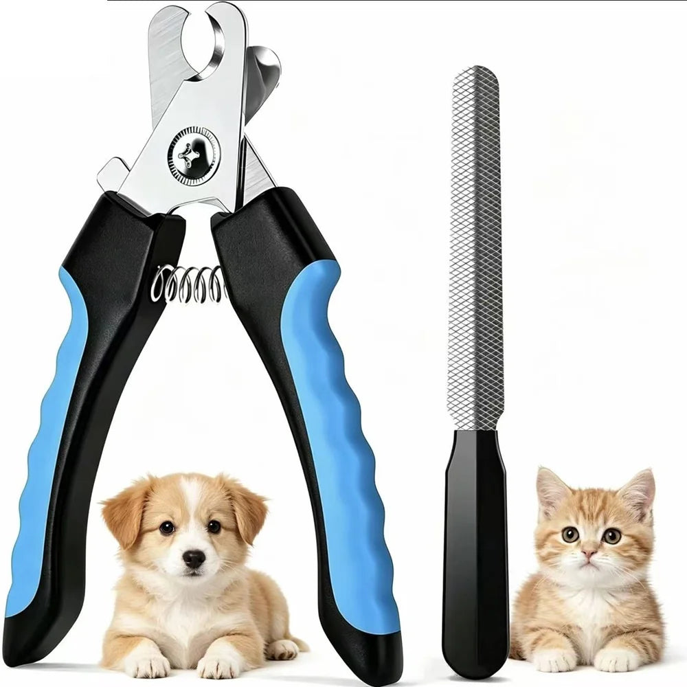 Coupe-Griffes Professionnel pour Chien & Chat — avec Lime Incluse